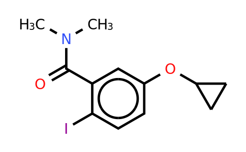 CAS 1243464-17-6 | 5-Cyclopropoxy-2-iodo-N,n-dimethylbenzamide