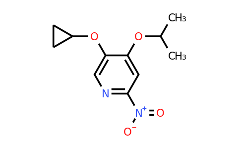CAS 1243464-18-7 | 5-Cyclopropoxy-4-isopropoxy-2-nitropyridine
