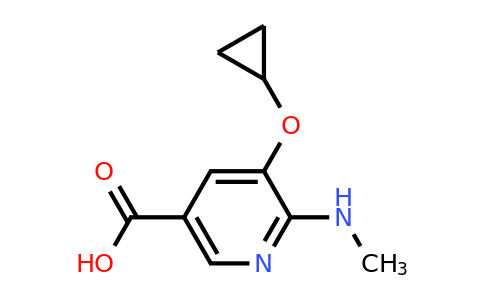 CAS 1243464-19-8 | 5-Cyclopropoxy-6-(methylamino)nicotinic acid