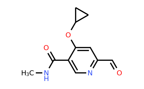 CAS 1243464-20-1 | 4-Cyclopropoxy-6-formyl-N-methylnicotinamide