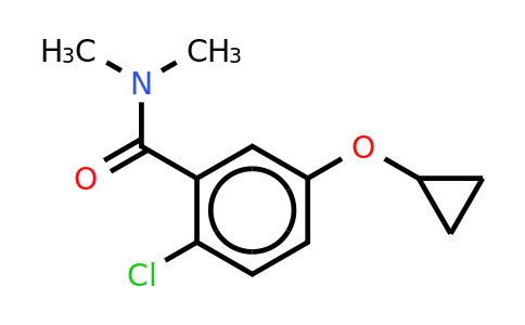 CAS 1243464-24-5 | 2-Chloro-5-cyclopropoxy-N,n-dimethylbenzamide