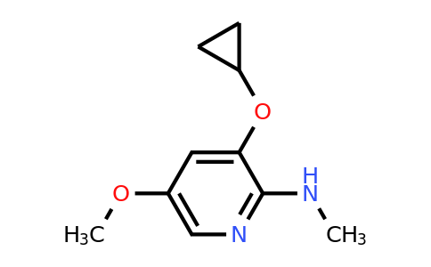 CAS 1243464-25-6 | 3-Cyclopropoxy-5-methoxy-N-methylpyridin-2-amine