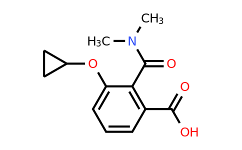 CAS 1243464-31-4 | 3-Cyclopropoxy-2-(dimethylcarbamoyl)benzoic acid