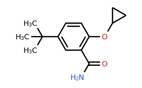 CAS 1243464-33-6 | 5-Tert-butyl-2-cyclopropoxybenzamide