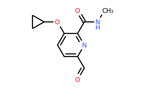 CAS 1243464-34-7 | 3-Cyclopropoxy-6-formyl-N-methylpicolinamide