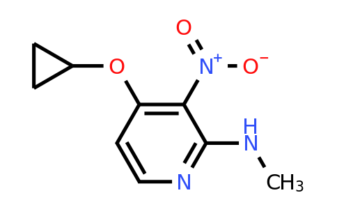 CAS 1243464-36-9 | 4-Cyclopropoxy-N-methyl-3-nitropyridin-2-amine