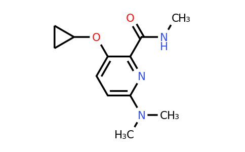 CAS 1243464-40-5 | 3-Cyclopropoxy-6-(dimethylamino)-N-methylpicolinamide