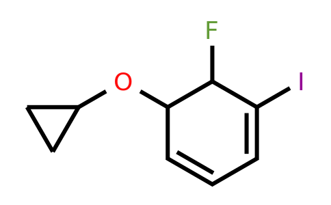 CAS 1243464-45-0 | 5-Cyclopropoxy-6-fluoro-1-iodocyclohexa-1,3-diene