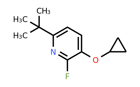 CAS 1243464-48-3 | 6-Tert-butyl-3-cyclopropoxy-2-fluoropyridine