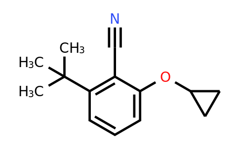 CAS 1243464-51-8 | 2-Tert-butyl-6-cyclopropoxybenzonitrile
