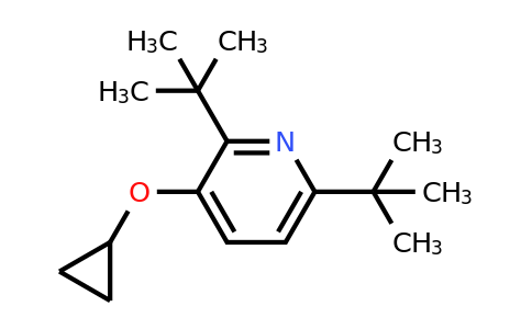 CAS 1243464-58-5 | 2,6-DI-Tert-butyl-3-cyclopropoxypyridine