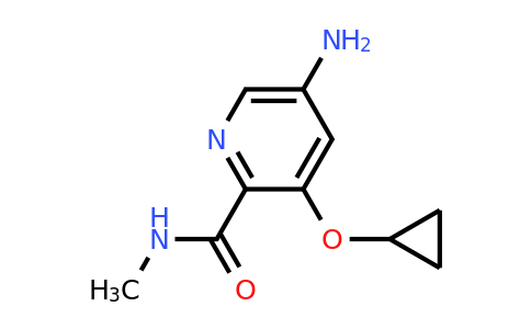 CAS 1243464-60-9 | 5-Amino-3-cyclopropoxy-N-methylpicolinamide