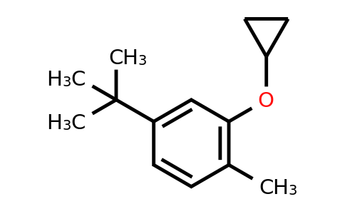 CAS 1243464-61-0 | 4-Tert-butyl-2-cyclopropoxy-1-methylbenzene