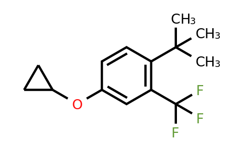 CAS 1243464-64-3 | 1-Tert-butyl-4-cyclopropoxy-2-(trifluoromethyl)benzene