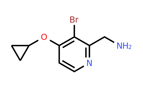 CAS 1243464-65-4 | (3-Bromo-4-cyclopropoxypyridin-2-YL)methanamine