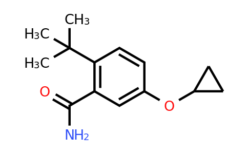 CAS 1243464-67-6 | 2-Tert-butyl-5-cyclopropoxybenzamide