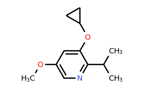 CAS 1243464-68-7 | 3-Cyclopropoxy-2-isopropyl-5-methoxypyridine