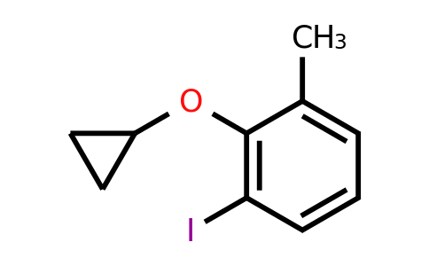 CAS 1243464-71-2 | 2-Cyclopropoxy-1-iodo-3-methylbenzene