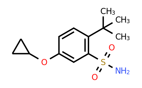 CAS 1243464-72-3 | 2-Tert-butyl-5-cyclopropoxybenzenesulfonamide