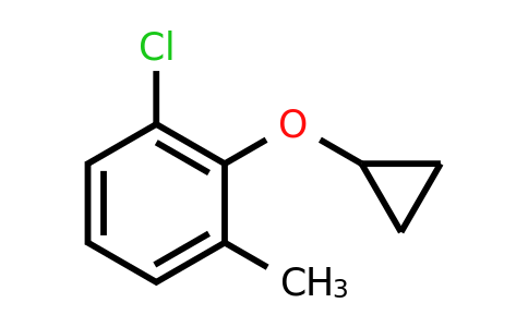 CAS 1243464-75-6 | 1-Chloro-2-cyclopropoxy-3-methylbenzene