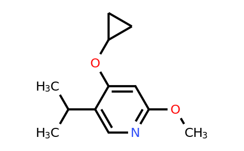 CAS 1243464-76-7 | 4-Cyclopropoxy-5-isopropyl-2-methoxypyridine