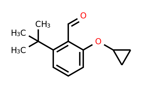 CAS 1243464-77-8 | 2-Tert-butyl-6-cyclopropoxybenzaldehyde