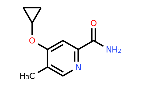 CAS 1243464-79-0 | 4-Cyclopropoxy-5-methylpicolinamide