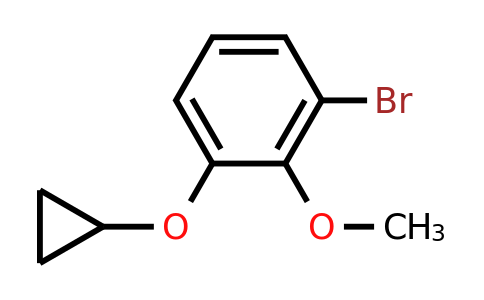 CAS 1243464-80-3 | 1-Bromo-3-cyclopropoxy-2-methoxybenzene