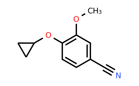 CAS 1243464-81-4 | 4-Cyclopropoxy-3-methoxybenzonitrile