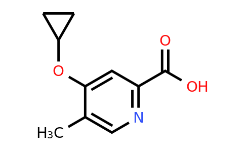 CAS 1243464-84-7 | 4-Cyclopropoxy-5-methylpicolinic acid