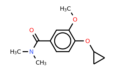 CAS 1243464-88-1 | 4-Cyclopropoxy-3-methoxy-N,n-dimethylbenzamide