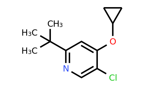 CAS 1243464-94-9 | 2-Tert-butyl-5-chloro-4-cyclopropoxypyridine