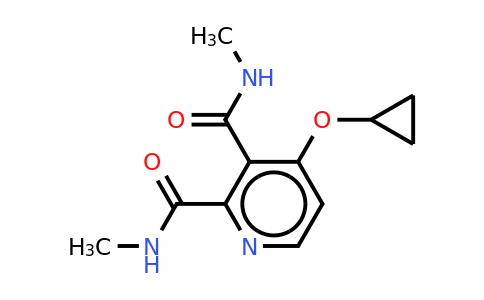 CAS 1243464-97-2 | 4-Cyclopropoxy-N2,N3-dimethylpyridine-2,3-dicarboxamide