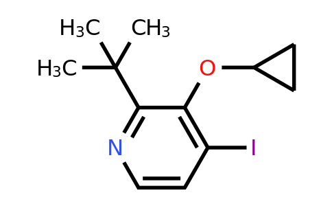 CAS 1243464-98-3 | 2-Tert-butyl-3-cyclopropoxy-4-iodopyridine
