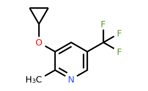 CAS 1243465-02-2 | 3-Cyclopropoxy-2-methyl-5-(trifluoromethyl)pyridine
