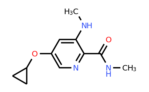 CAS 1243465-03-3 | 5-Cyclopropoxy-N-methyl-3-(methylamino)picolinamide