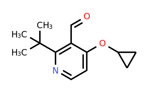 CAS 1243465-07-7 | 2-Tert-butyl-4-cyclopropoxynicotinaldehyde