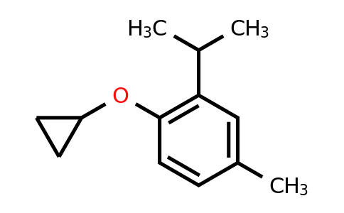 CAS 1243465-10-2 | 1-Cyclopropoxy-2-isopropyl-4-methylbenzene