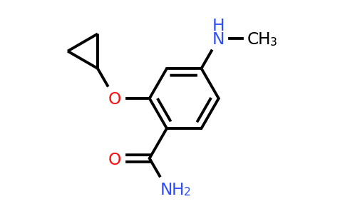 CAS 1243465-11-3 | 2-Cyclopropoxy-4-(methylamino)benzamide