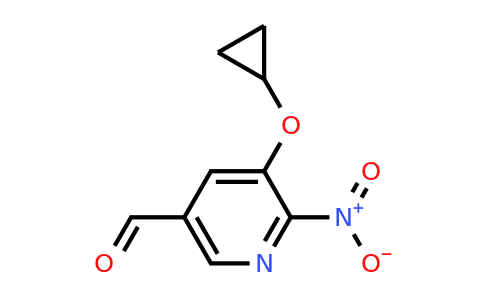 CAS 1243465-12-4 | 5-Cyclopropoxy-6-nitronicotinaldehyde