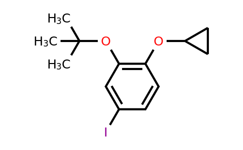 CAS 1243465-16-8 | 2-Tert-butoxy-1-cyclopropoxy-4-iodobenzene