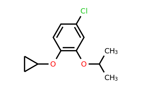 CAS 1243465-22-6 | 4-Chloro-1-cyclopropoxy-2-isopropoxybenzene