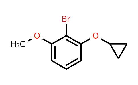 CAS 1243465-23-7 | 2-Bromo-1-cyclopropoxy-3-methoxybenzene