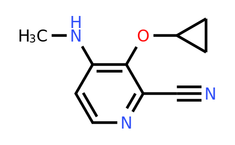 CAS 1243465-24-8 | 3-Cyclopropoxy-4-(methylamino)picolinonitrile