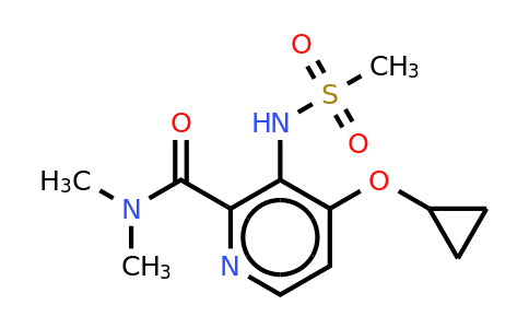 CAS 1243465-25-9 | 4-Cyclopropoxy-N,n-dimethyl-3-(methylsulfonamido)picolinamide