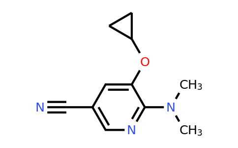CAS 1243465-26-0 | 5-Cyclopropoxy-6-(dimethylamino)nicotinonitrile