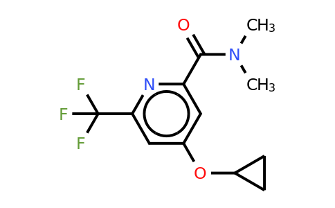CAS 1243465-27-1 | 4-Cyclopropoxy-N,n-dimethyl-6-(trifluoromethyl)picolinamide