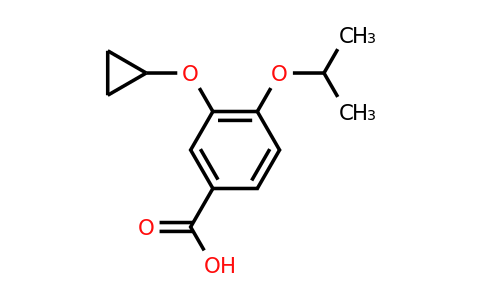 CAS 1243465-29-3 | 3-Cyclopropoxy-4-isopropoxybenzoic acid