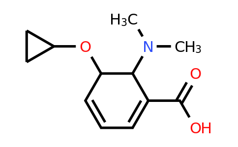 CAS 1243465-33-9 | 5-Cyclopropoxy-6-(dimethylamino)cyclohexa-1,3-diene-1-carboxylic acid