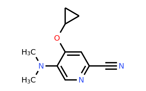 CAS 1243465-41-9 | 4-Cyclopropoxy-5-(dimethylamino)picolinonitrile